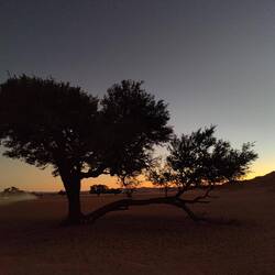 Hups, wir sind die letzten auf dem Parkplatz...