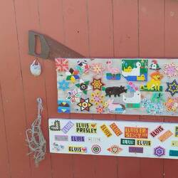 Würde sagen Elvis Fan vor Ort