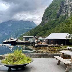 Abends ist es ruhig und beschaulich