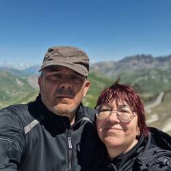 Selfie am Col du Galibier