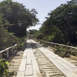 Holzbrücke