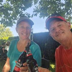 Our first cleansing beer at O Pino