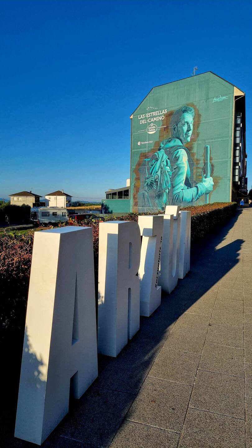Heading out of Arzúa