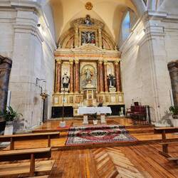 The caretaker of the church opened it up for us to see