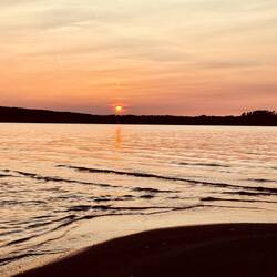 Sonnenuntergang am Havilland Bay