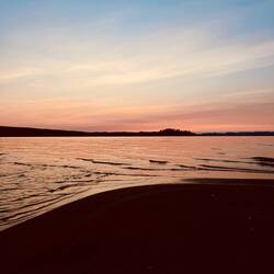 Sonnenuntergang am Havilland Bay