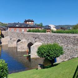 Römische Brücke über den Río Meruelo.
