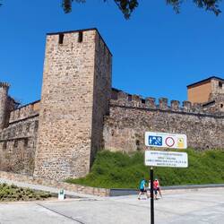 Trmplerfestung in Ponferrada.