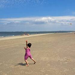Und jetzt Drachen fliegen... Blick nach oben...