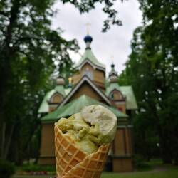 Best ice cream (pear) and some orthodox Church