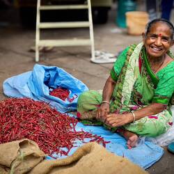 Lalbaug Spice Market — Mumbai, India.
