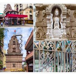 Hanuman Mandir ... Lalbaug Spice Market — Mumbai, India.
