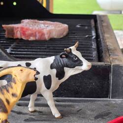 Bossy and Ducky are glad they are not on the menu tonight.