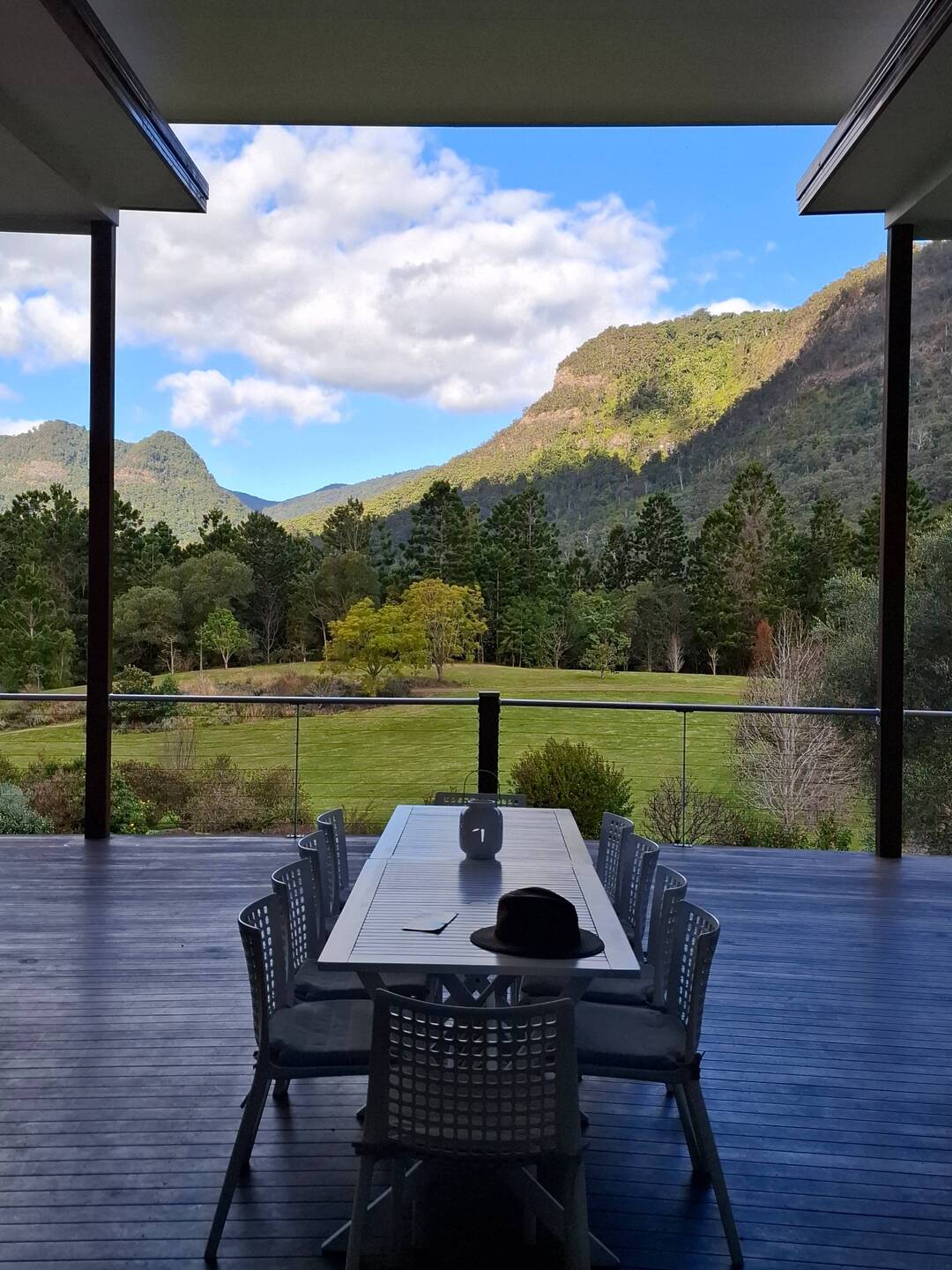 View from Eco Lodge entrance