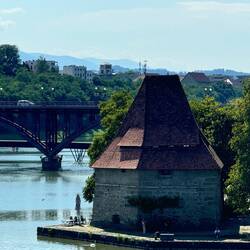 CJs favorite landmark on the river. Maribor water Tower