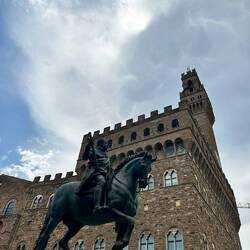 The Torre di Arnolfo st the Palazzo Vecchio, which is were we went next.