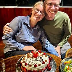 Wedding Anniversary Cake