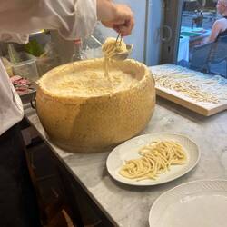 The pici (longer noodles) were made like this. !!!