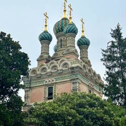 Russian Orthodox Church, which we had seen from a bus. Couldn't get in, unfortunately.
