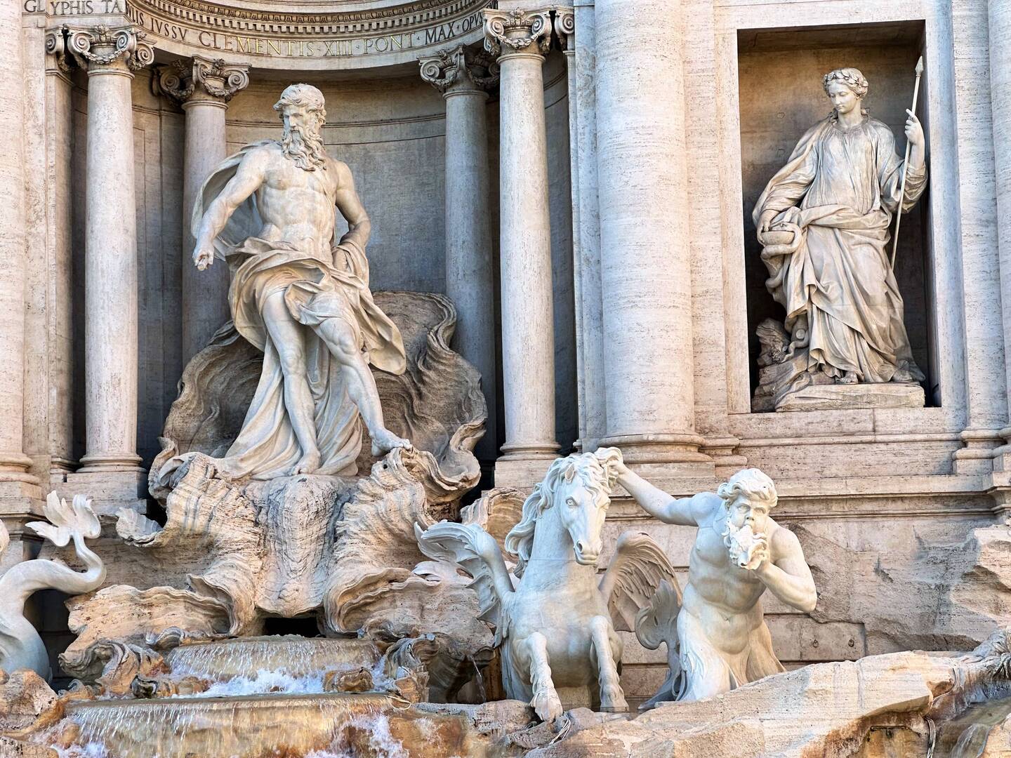 Detail from the Trevi fountain. Might be better than the Vegas version...