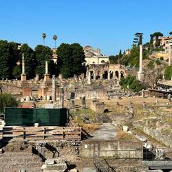 Roman forum. So trippy to look at 2000 year old buildings.