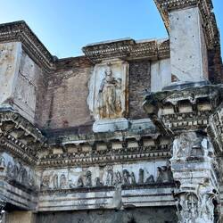 Temple to Minerva at Roman forum