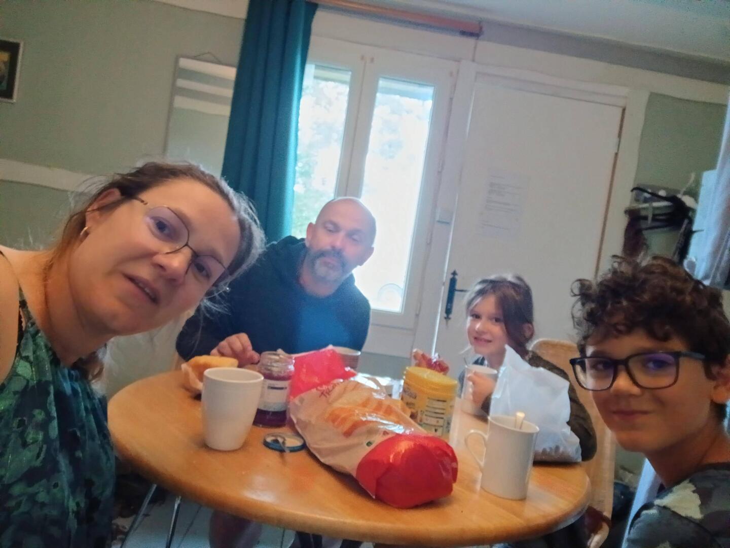 Petit déjeuner au chaud...