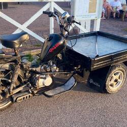 Bevorzugtes Transportmittel auf der Insel