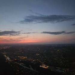 Anflug auf Stuttgart