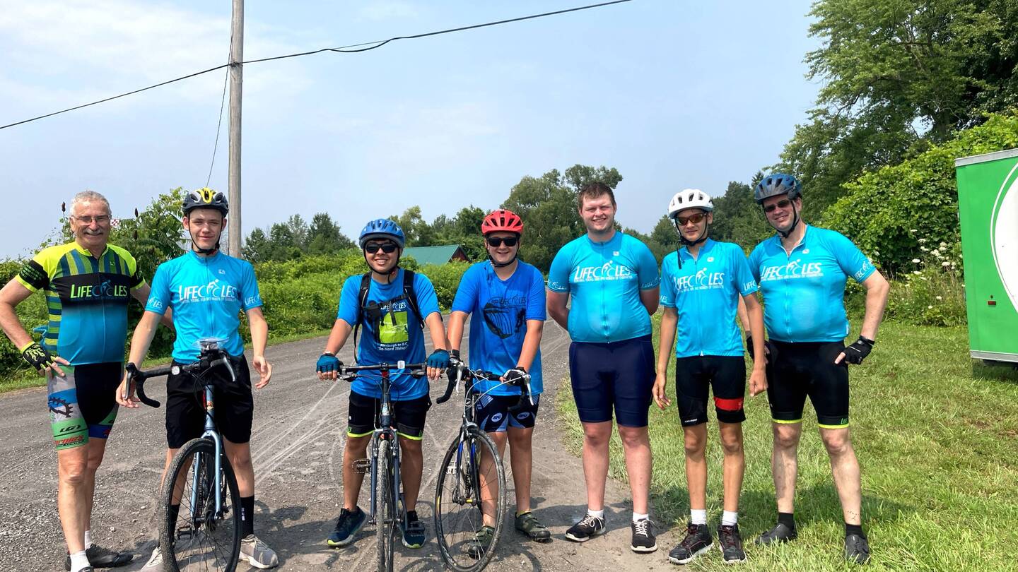 The entire Blue Crew