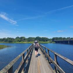 Rückweg bei schönstem Wetter