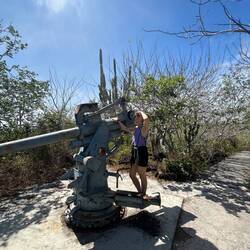 Die Waffe stammt aus dem Jahr 1970 und wurde für Schießübungen genutzt