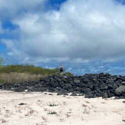 Unser Weg zum Playa Baquerizo