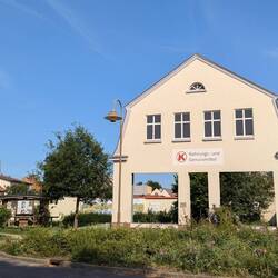 Kaufhalle: Nur noch Fassade