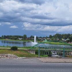 Grenzstadt Valga in Estland