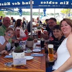 Urlaubsanfangs Abendessen