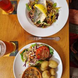 Another tasty lunch at the Tudor Arms