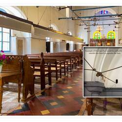 Ingenious fan system at St Francis Church — Kochi, India.