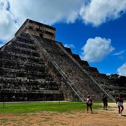 Der Haupttempel - die Kukulkan Pyramide