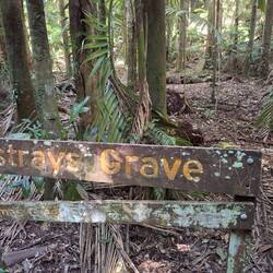 Westray's grave - plane crash in 1937 in the mountains above