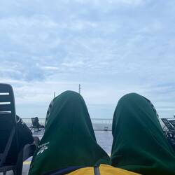 so, jetzt ist der Urlaub endgültig vorbei: ich musste mir nach 3 Wochen eine lange Hose anziehen