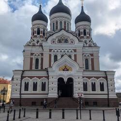 Alexander Nevsky Cathedral - an active Eastern Orthodox Church in Tallinn Estonia
