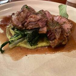 Lamb rump at The Homestead