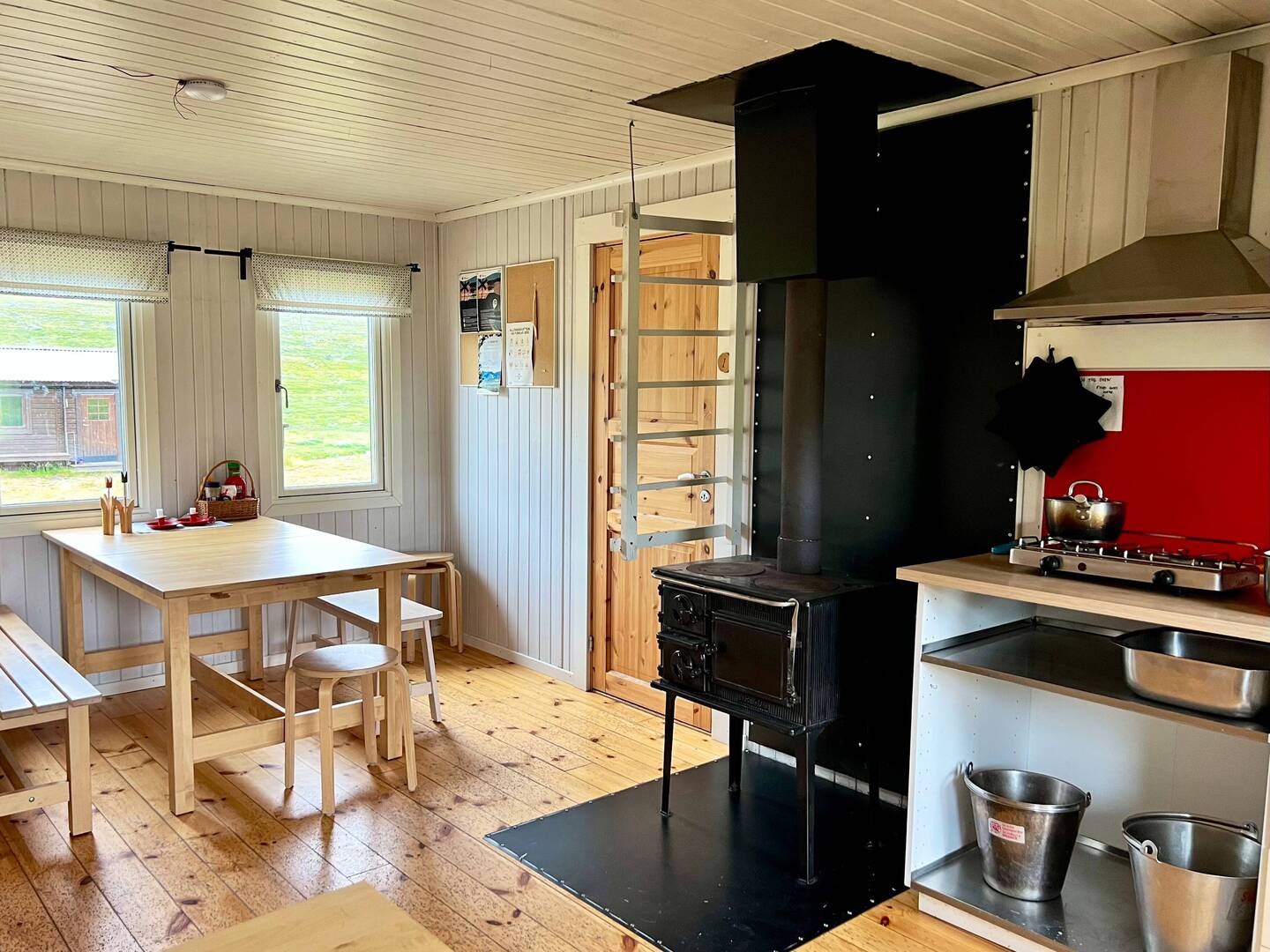 Küche in der Sälka-Stugan