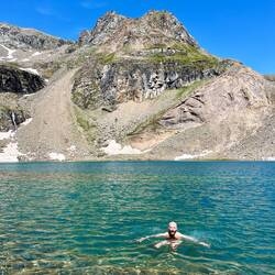 Nach so viel Aufregung erst mal eine erfrischende Abkühlung.