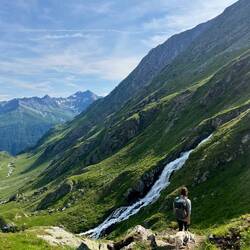 ..kurz darauf geht es zurück hinab zur Bodenalm.