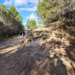 a memorial site made by pilgrims