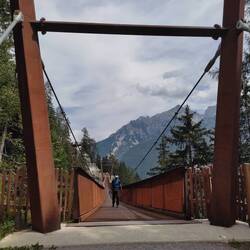 Hängebrücke 110m kang