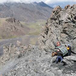 ...zu steil fürs Pferd mit Gepäck