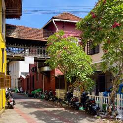 Streetscape on Princess Street — Kochi, India.